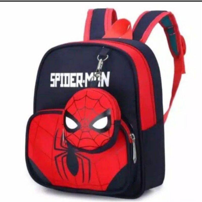 TAS RANSEL SUPERHERO SPIDERMAN / CAPTAIN AMERIKA