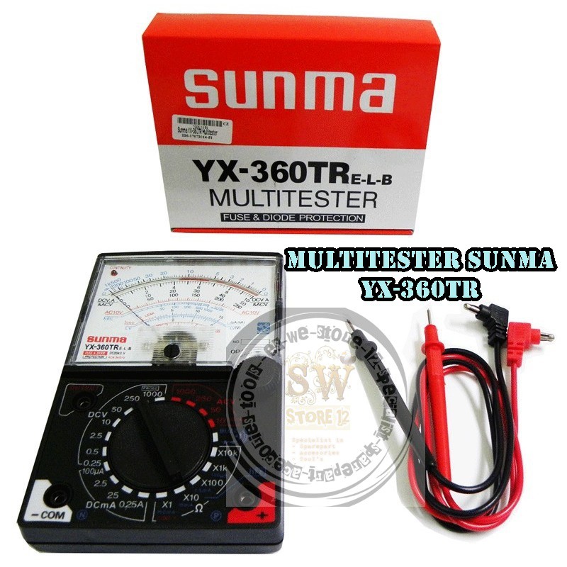 MULTITESTER SUNMA YX-360TR MULTITESTER ANALOG MERK SUNMA YX-360TR