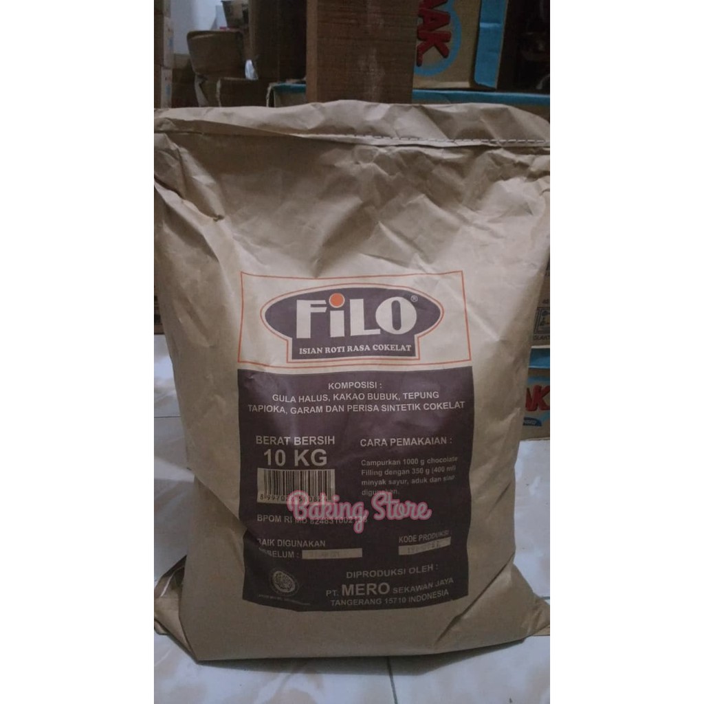 Cokelat Bubuk - Chocolate Filo 10kg - Gosend Only!!