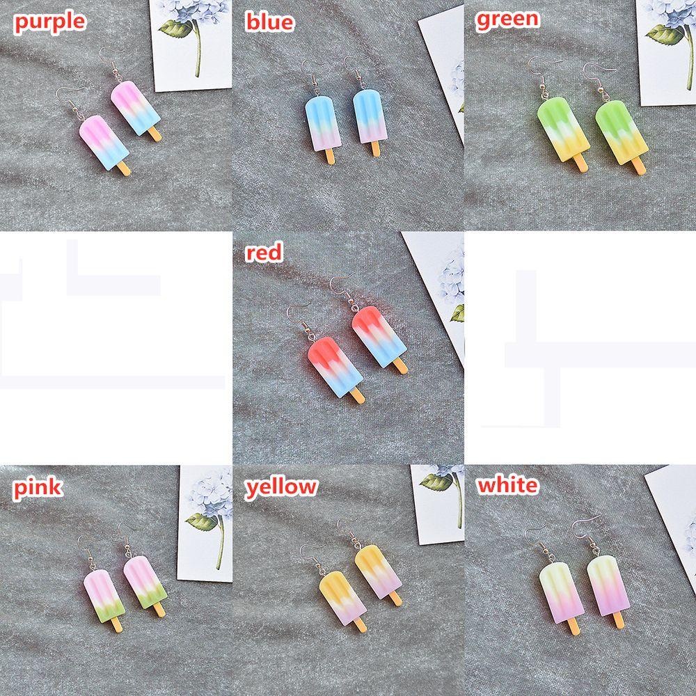 Nanas 1pasang Resin Eardrop Kepribadian Kreatif Menjuntai Drop Earrings