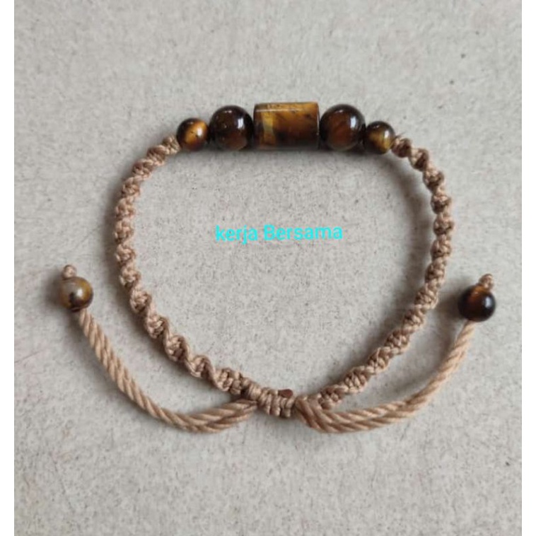 Gelang batu biduri sepah tali