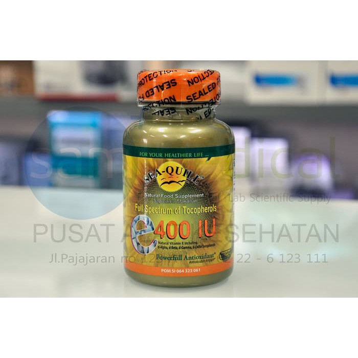 Medica - SEAQUILL Vitamin E 400 IU Anti oksidan Kulit   100 Softgel
