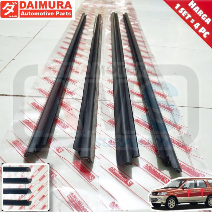 Karet pelipit list lis kaca wheater Strip mobil Taruna Luar 1 set TOP BANGET