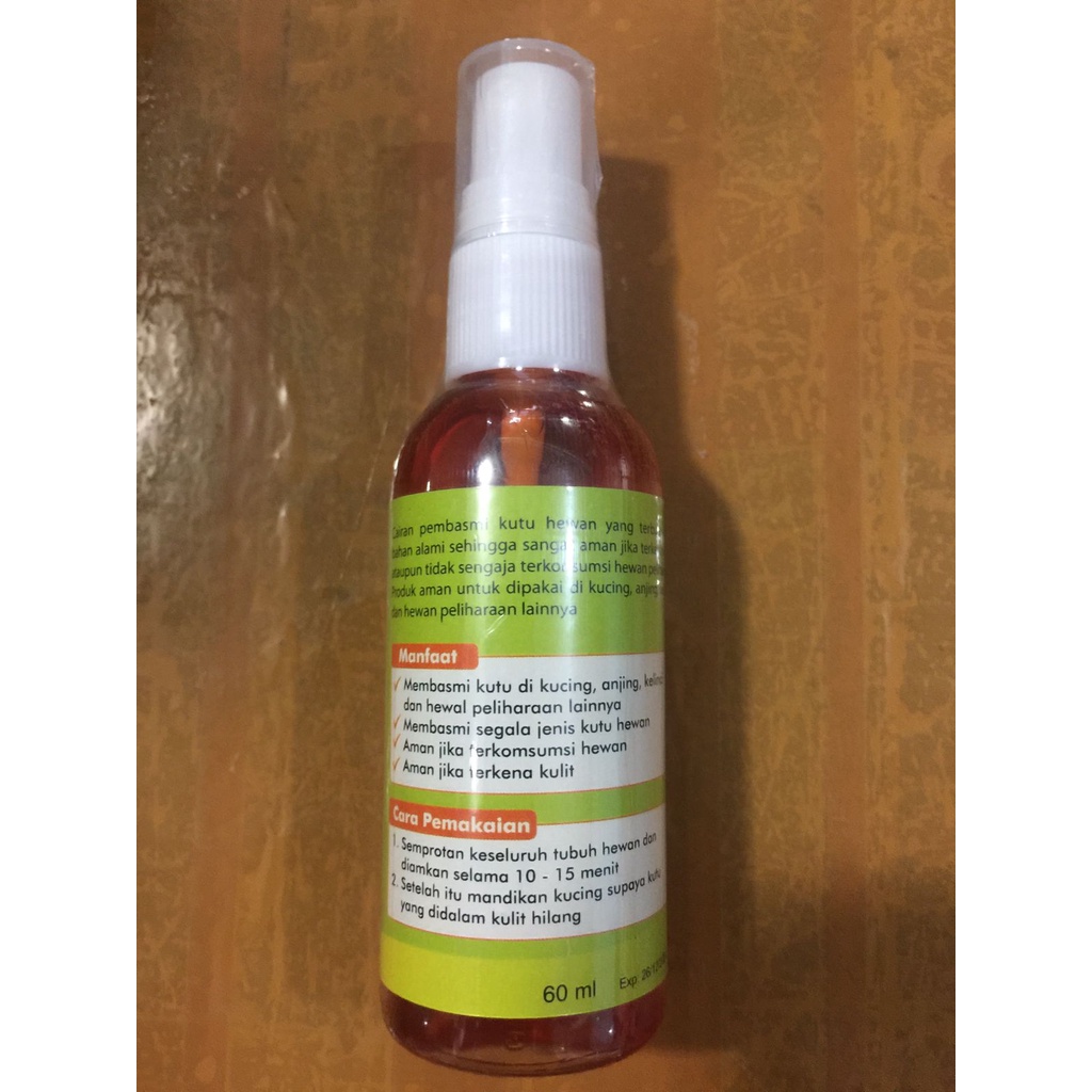 Promite Spray 60ml Obat Anti Kutu Caplak Dan Tungau Kucing Anjing