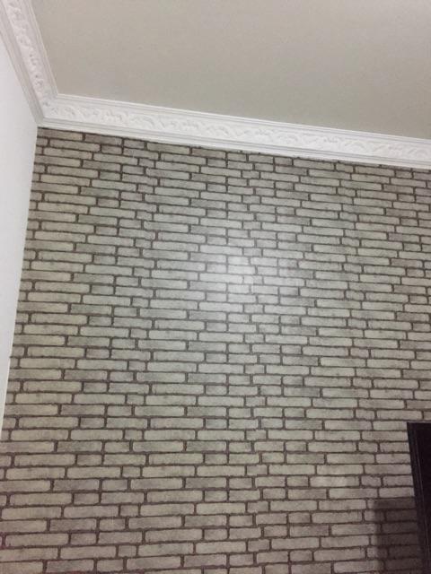 Grosir Murah_wallpaper Sticker Dinding Batu Bata Semen Ruang Tamu, Kamar Dan Kantor Minimalis Elegan