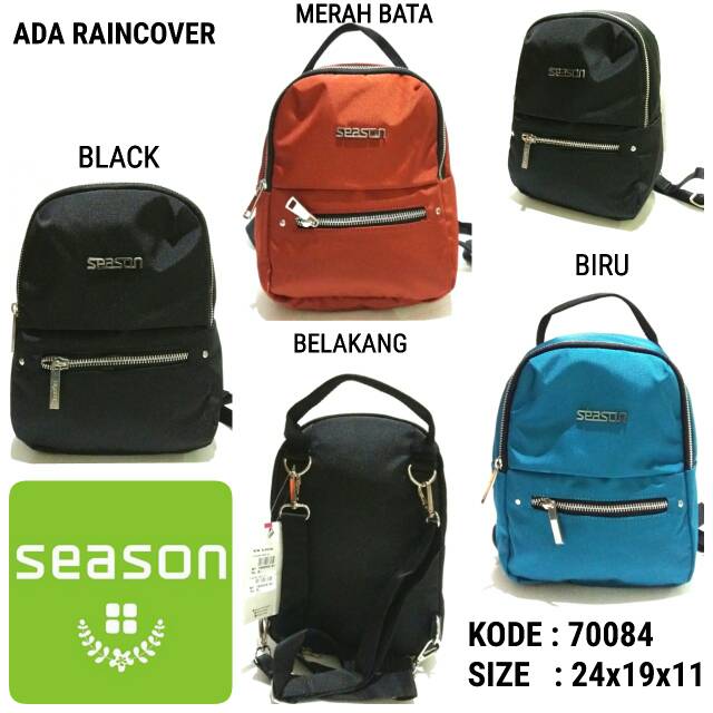 Tas fashion mini wanita backpack season 70084 terbaru ransel kekinian termurah