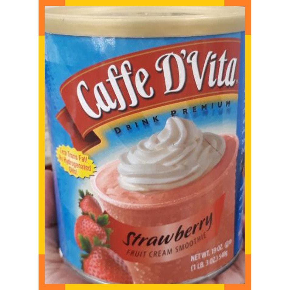 

Caffe D'Vitta strawberry fruit cream smoothie original import