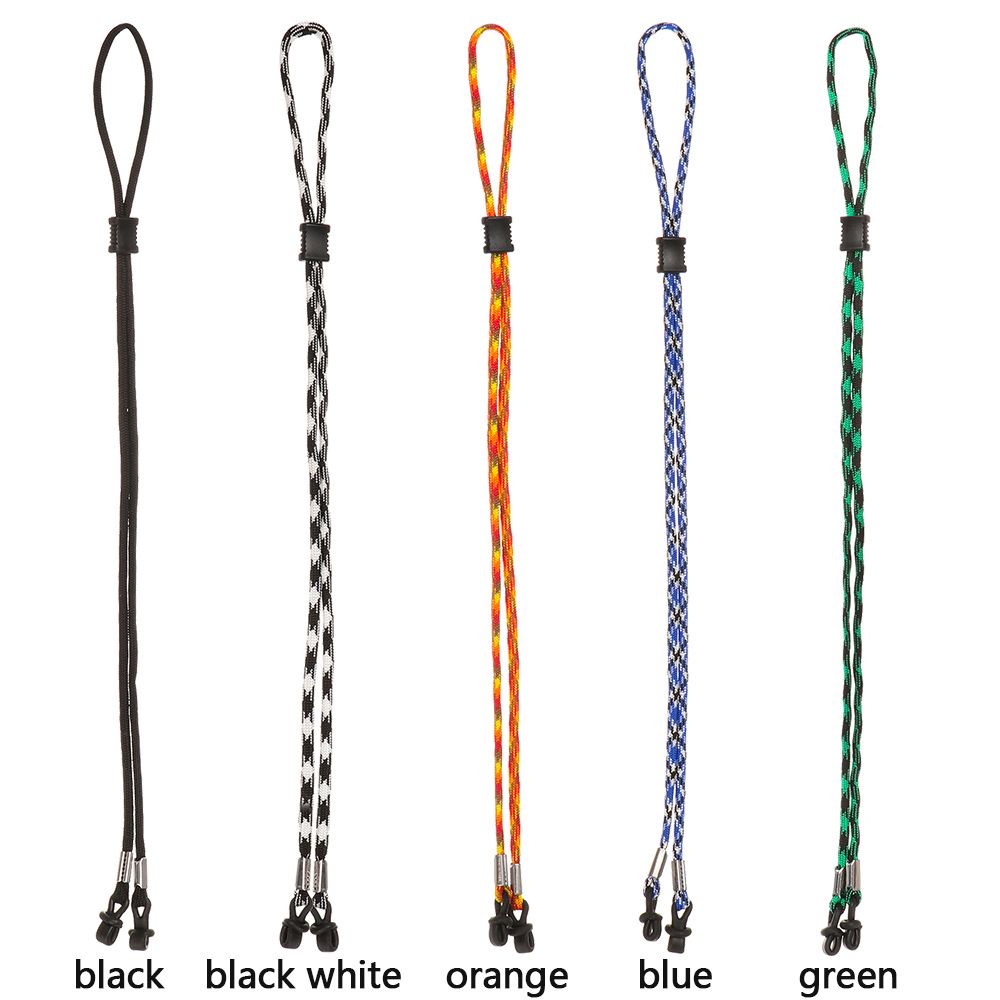 ROW Women Men Glasses Holder Strap Outdoor Sports Sunglasses Lanyard Glasses Chain Holder Necklace Non-slip Lightweight Fashion Eyewear Braid
