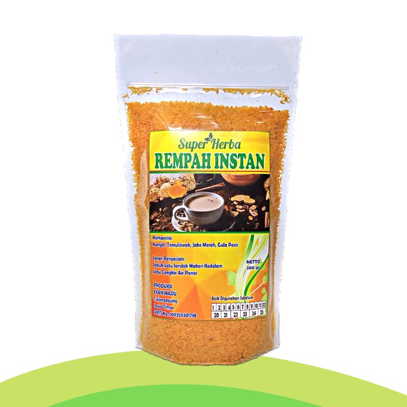 

Rempah Instan Paket Lengkap (Kunyit, Temulawak, Jahe Merah)