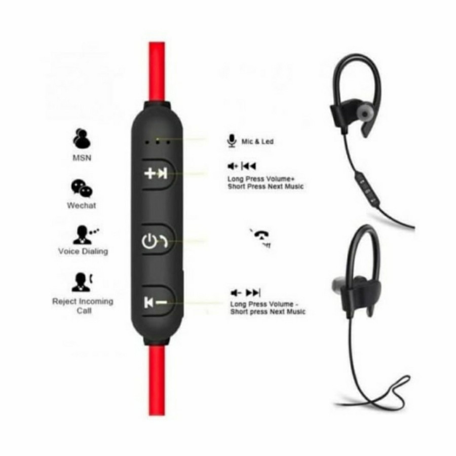 EARPHONE BLUETOOTH WIRELESS DJ RT558 / HANDSFREE BLUETOOTH DJ RT558 - BC