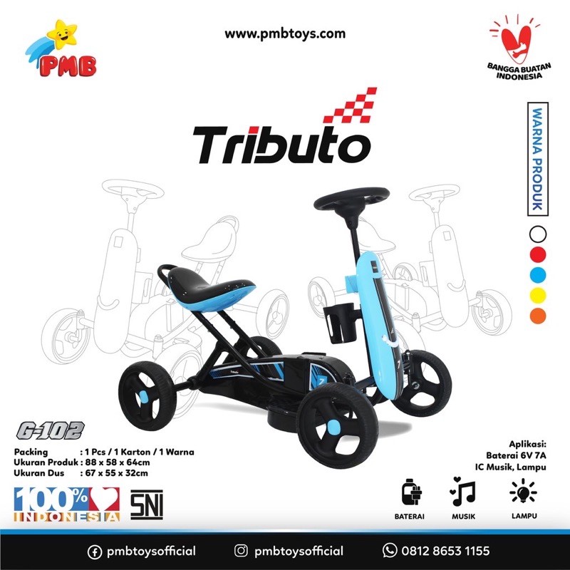 KHUSUS JNE Mobil Aki PMB Tributo Gokart G102