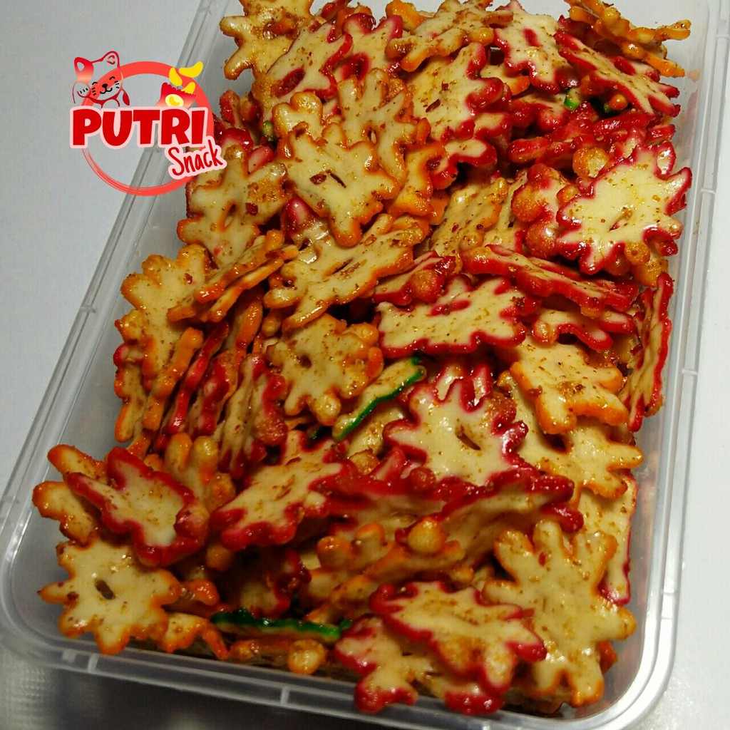 Keripik Seblak Bintang kemasan box 150gr