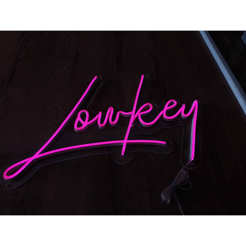 NEON LED TULISAN LOWKEY / NEON LOWKEY