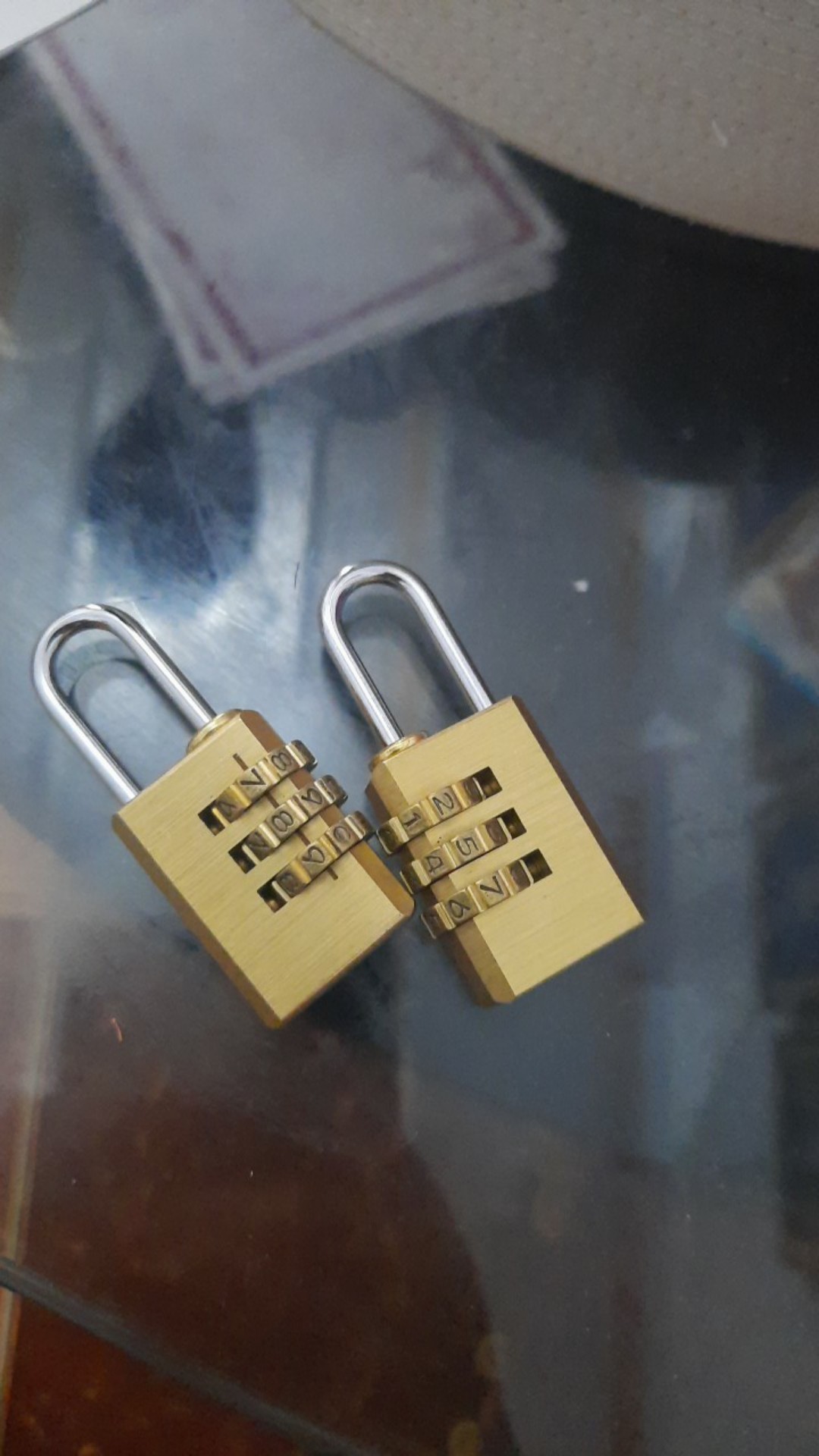 Gembok Nomor Kuningan Anti Karat
