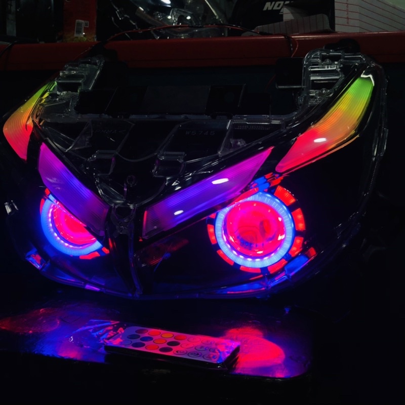 LAMPU ALIS RUNNING AEROX NEW SEPAKET REFLEKTOR/HEADLAMP AEROX NEW ORIGINAL (BUKAN BILED)