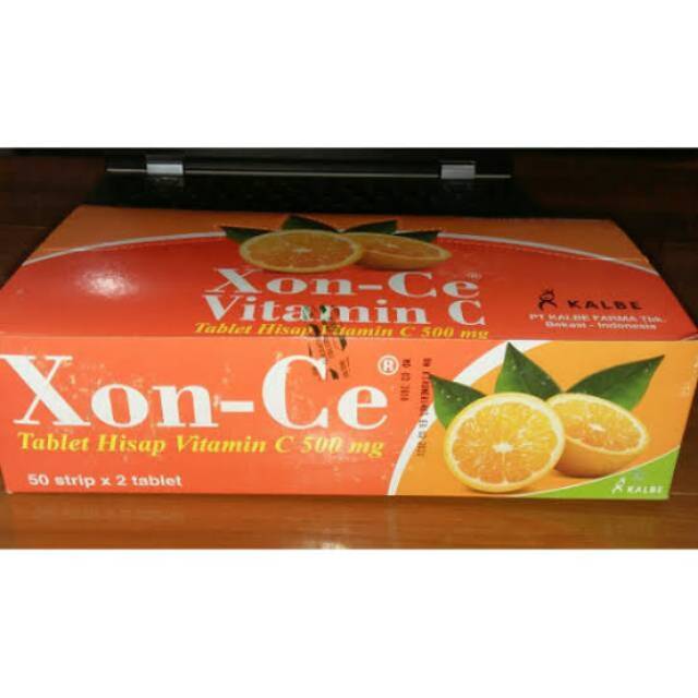 xon ce tablet 2s/ vitamin c tablet kimia farma