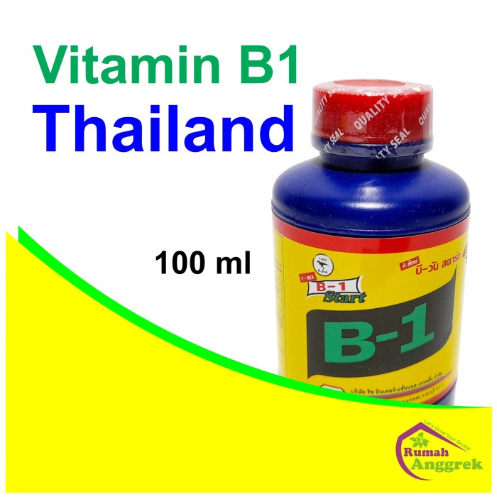 PROMO Vitamin B1 Thailand 100 ml vit bibit benih bunga anggrek impor import