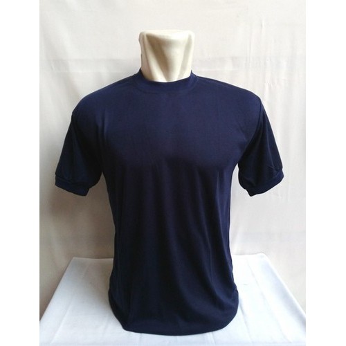 Kaos polos biru dongker