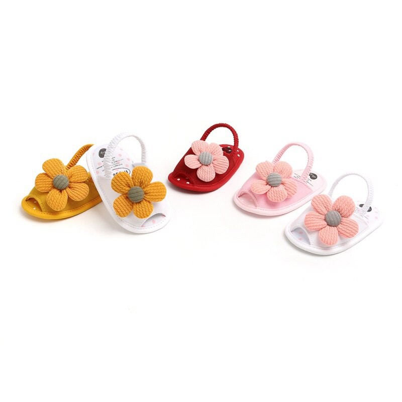 Sepatu Sandal Bayi - Sendal Bayi Motif Bunga S1136