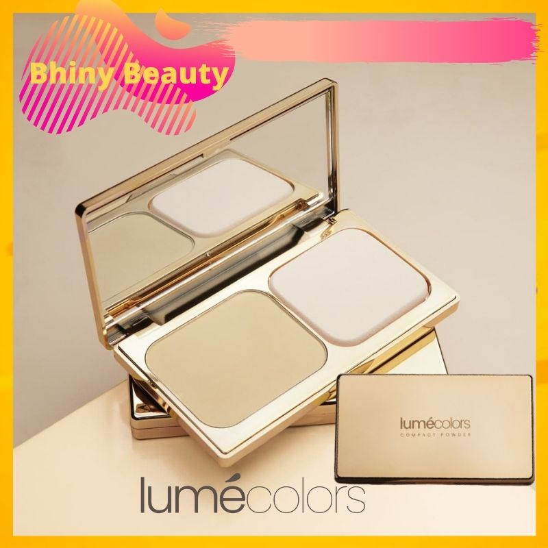 Lumecolors Compact Powder Light Neutral Bedak Padat Lumecolor