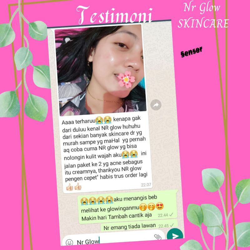 PAKET SKINCARE/PELICIN PEMUTIH WAJAH NRGLOW  PUTIH CEPAT GLOWING