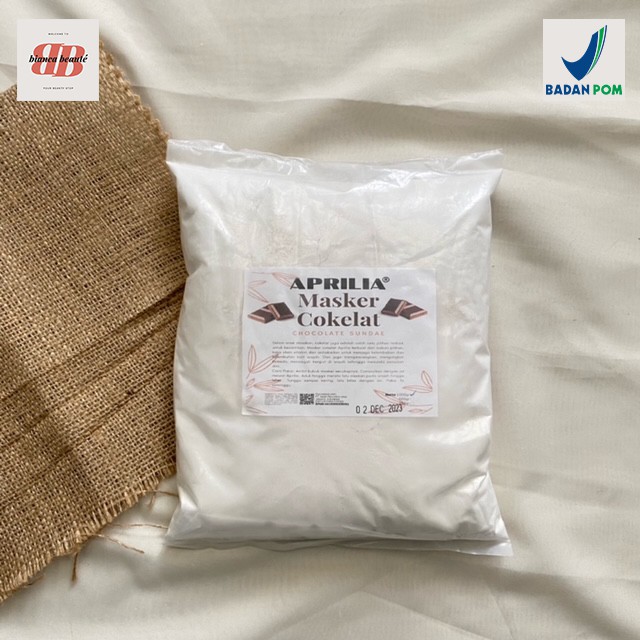[BPOM] APRILIA Masker Coklat Bubuk 1kg / Masker Organik Kiloan PREMIUM