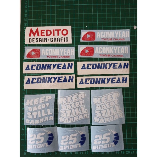 Custom cutting sticker tanpa minimal (KONFIRMASI TERLEBIH DAHULU)