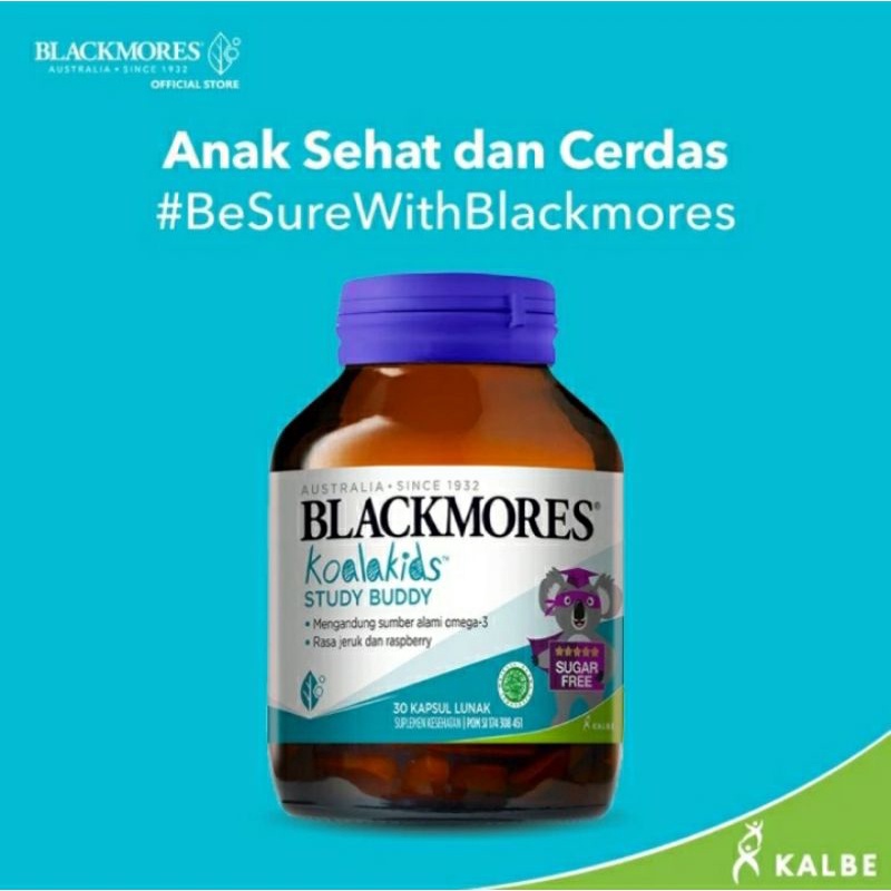 ORI KALBE EXP OKTOBER 2024 Blackmores Koala Kids Study Buddy, Koala Kids Body Shield, Koala Kids Chewables