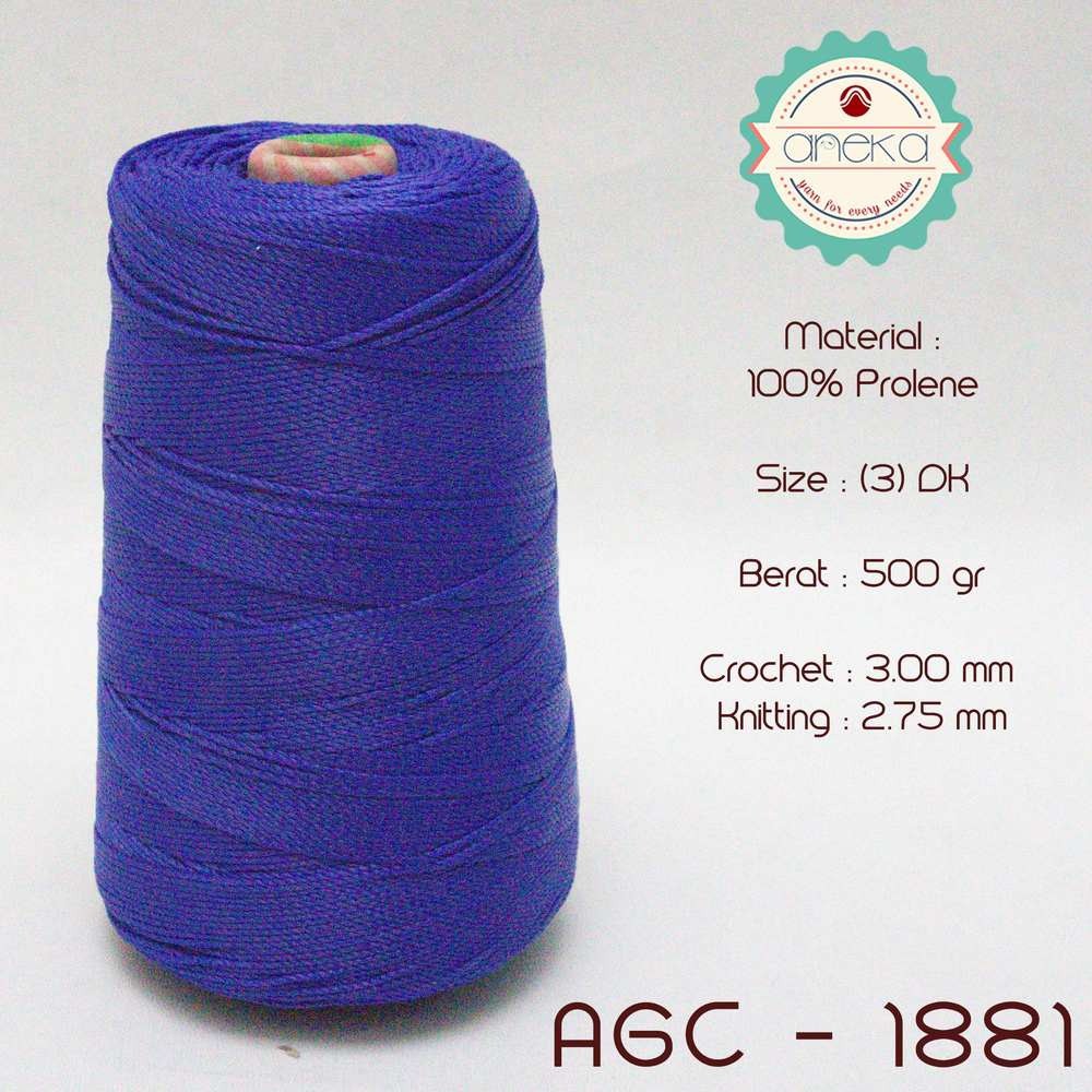 Benang Rajut Anggrek Cones / Nylon PP Yarn - 1881