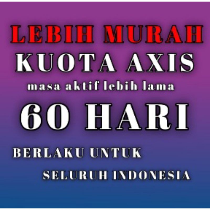 voucher kuota axis 5gb mini 15 hari 5gb mini aigo axis paket data internet axis voucher