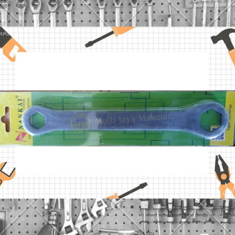 Nankai kunci kopling coupling wrench 17x24