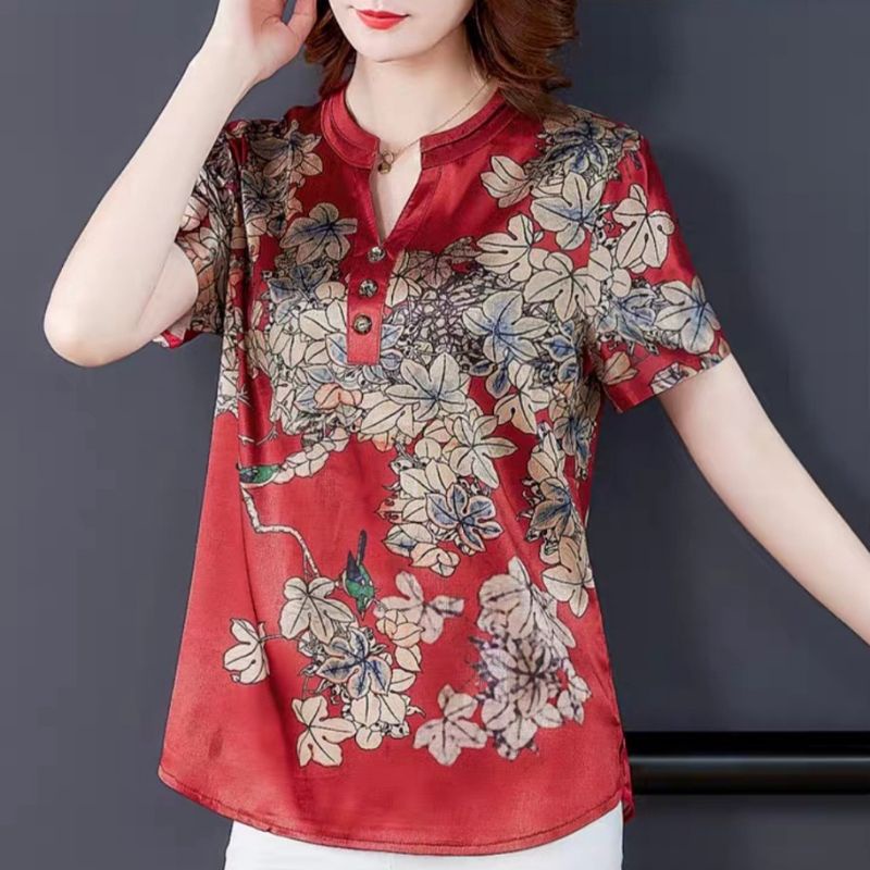 ZF ❤BISA COD-TERMURAH❤Baju Wanita Imlek Sincia Merah Maroon 2023 IMPORT Real Pict / Blouse Korea 000
