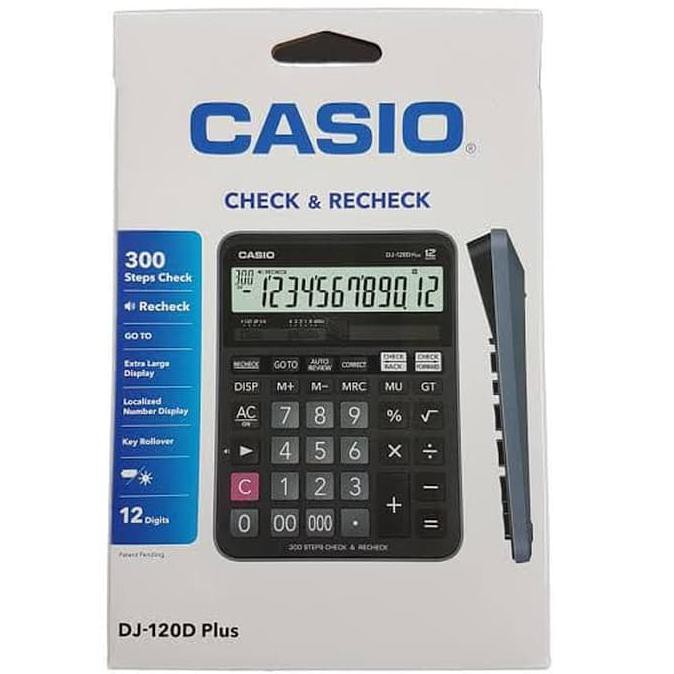 

Flash Sale Kalkulator Calculator Casio DJ 120 D PLUS Check Recheck