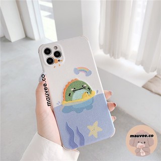 Iphone Case Embroidery Dino Cover Lens High Quality cute