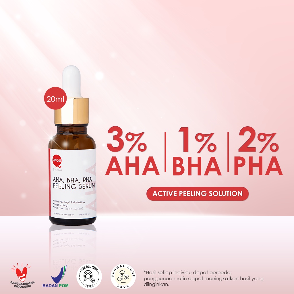 𝐑𝐀𝐃𝐘𝐒𝐀 - PIPIQIU Peeling Solution Serum AHA BHA PHA 20ml