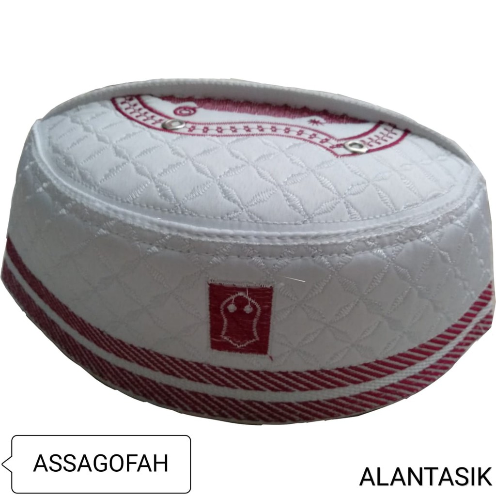 Alantasik - peci Assagofah / kopiah bordir / kopeah tasik R.24