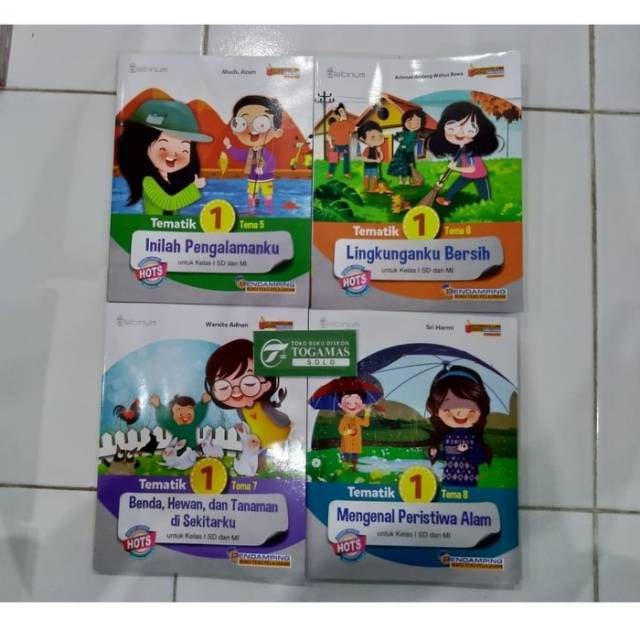 Jual Paket Tematik SD Kelas 1 Tema 5 6 7 8 Platinum Tiga Serangkai ...