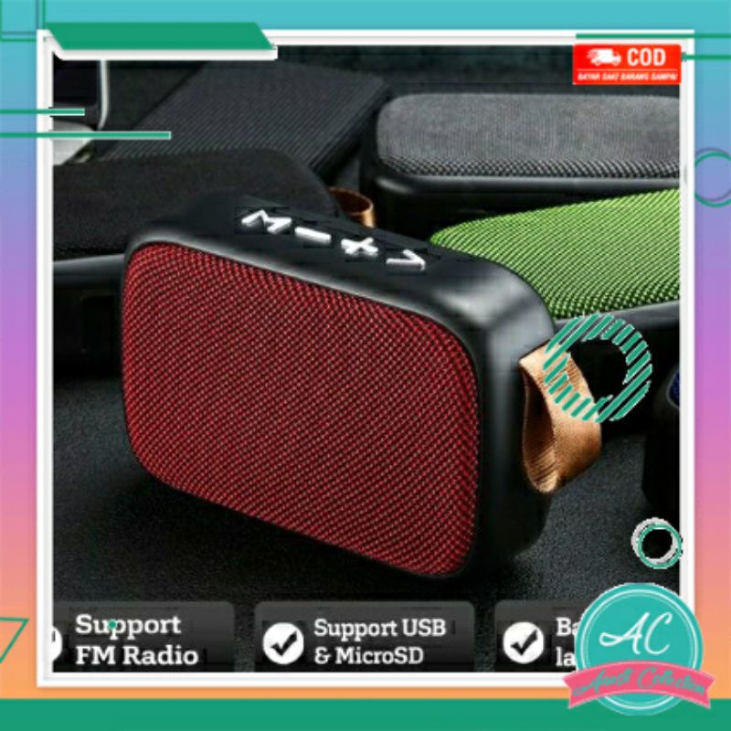 Speaker MP3 Bluetooth G2 Spiker wireless PORTABLE support USB Flashdisk MicroSD FM Radio