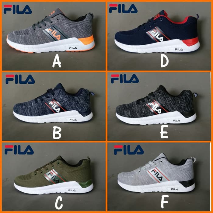 LXS119 new sepatu fila zoom running fila import