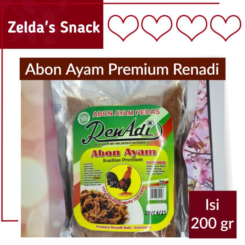 

Abon Ayam Premium Renadi 200 gr