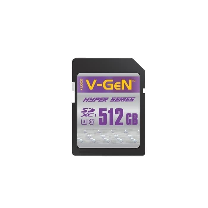 MEMORY SD CARD 512GB VGEN UHS1 C3 HYPER SD Card Hyper 512GB V-GEN SDXC