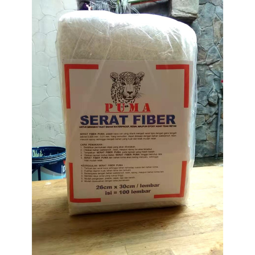 Serat Fiber Aquaproof  Serat Pelapis Retak Anti Bocor Fiberglass harga 1 lembar