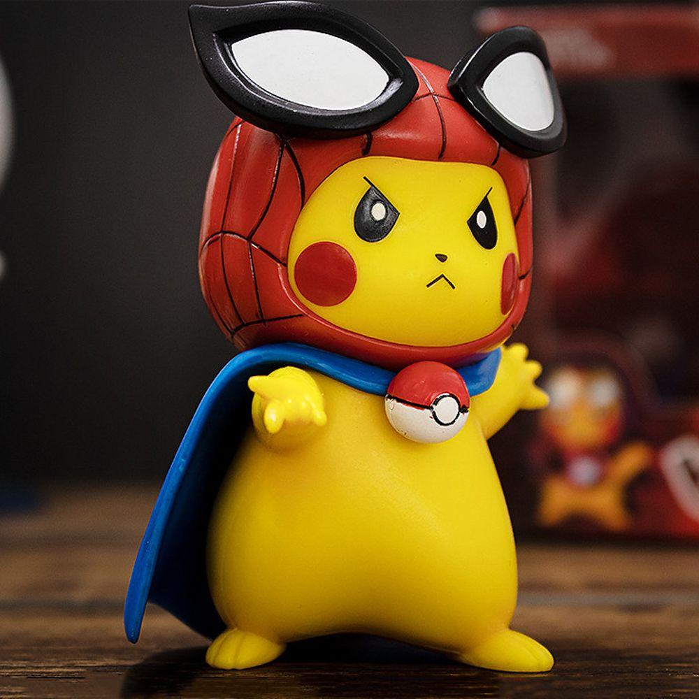 Needway Pokemon Action Figure Hadiah Anak Model Mainan Iron Man Koleksi Anak Kids Cosplay Pikachu