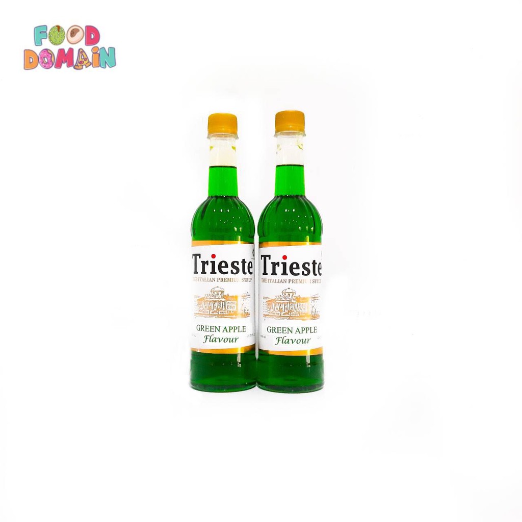 

Trieste Syrup Green Apple - Sirup Rasa Apel Hijau - 650ml