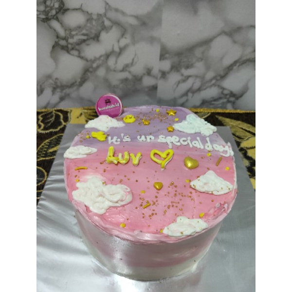 PROMO !!! Kue Ulang Tahun Blackforest KOREAN STYLE ukuran 16cm | Shopee