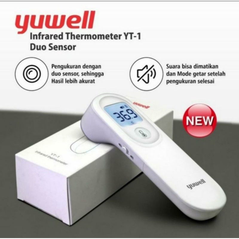 Jual Thermometer Infrared Yuwell Yt 1 Dual Sensor Alat Pengukur Suhu