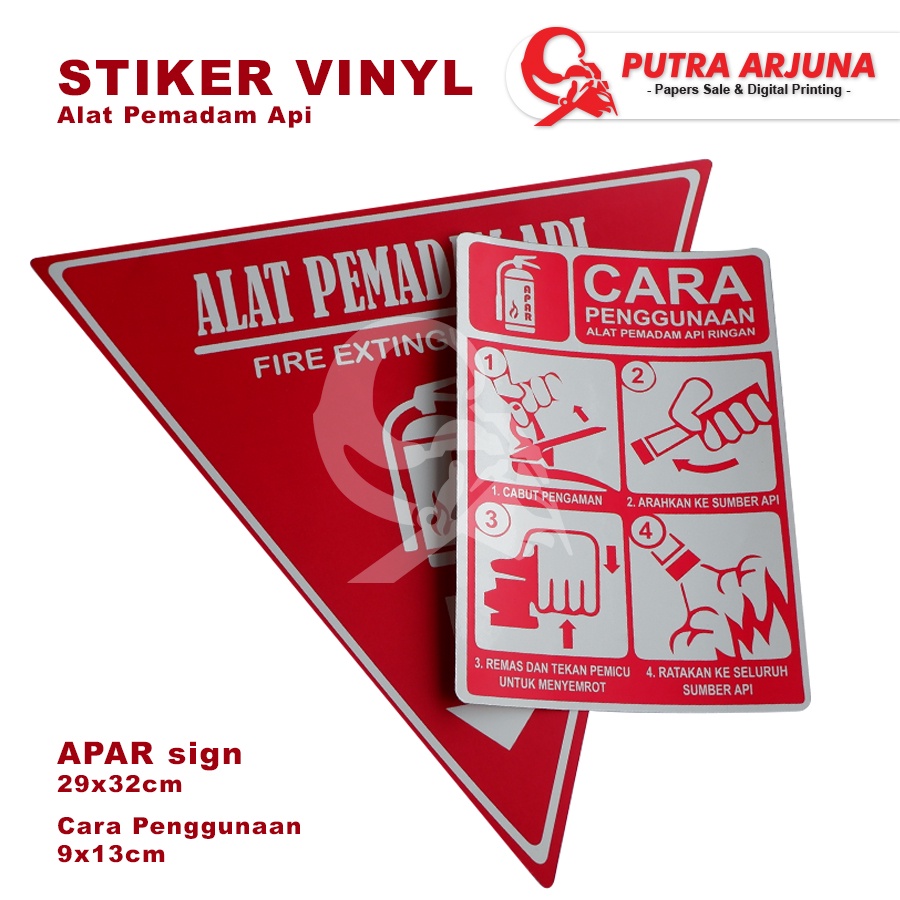 

STIKER PEMADAM SIGN VINYL, PUTIH SUSU