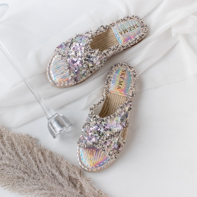 Kami Espadrilles (silver)