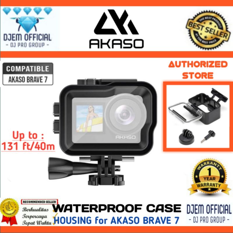 AKASO Brave 7 / AKASO Brave 8 Action Camera Waterproof Case Housing Protective Underwater Kamera Aka