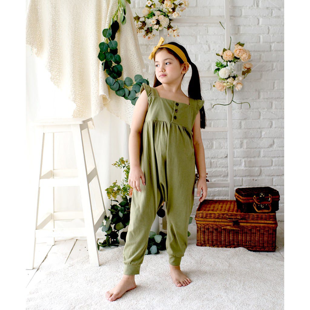 KOTTONVILLE JUMPSUIT JUMPER PANJANG ANAK ROMPER ANAK Takoyakids Mirei Jumpsuit